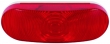 6" OVAL RED TAILLIGHT SINGLE